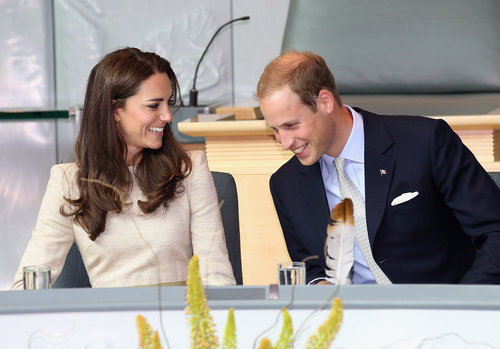Kate Middleton and Prince William had plenty to laugh about during a July 2011 trip to Canada.
Kate Middleton and Prince William had plenty to laugh about during a July 2011 trip to Canada.