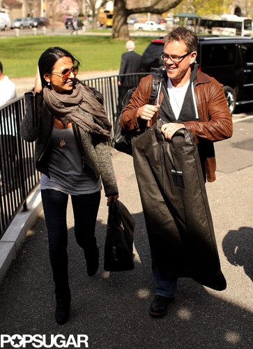 Matt and Luciana Damon were at Harvard University to celebrate Matt's 2013 Harvard Arts Medal.
Matt and Luciana Damon were at Harvard University to celebrate Matt's 2013 Harvard Arts Medal.