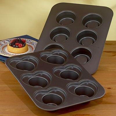 Love and Heart-Shaped Pans and Cutters Valentine's Day
