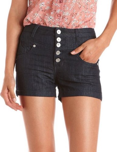 Almost Famous High Waisted Denim Short