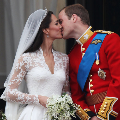 Prince William and Kate Middleton Kissing