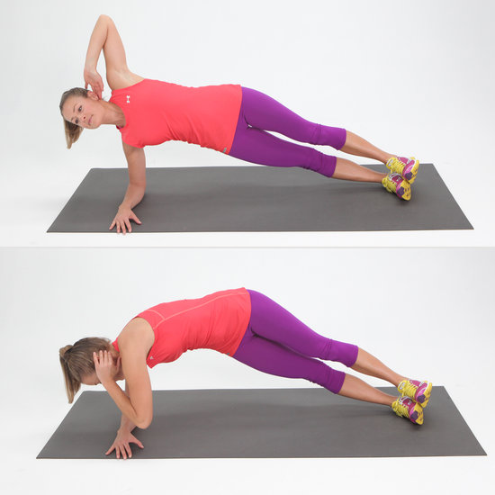 Side Elbow Plank With a Twist Side Elbow Plank With a Twist
