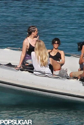 Kim, Kourtney, and Khloe Have a Greek Getaway With Their Family Kim, Kourtney, and Khloe Have a Greek Getaway With Their Family