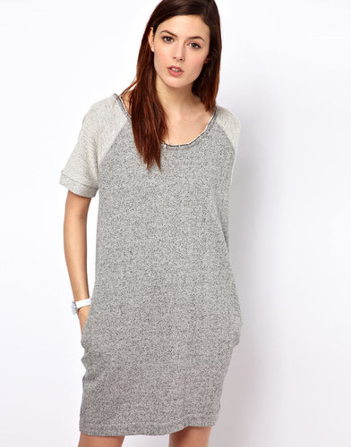BZR Cotton Melange Sweater Dress