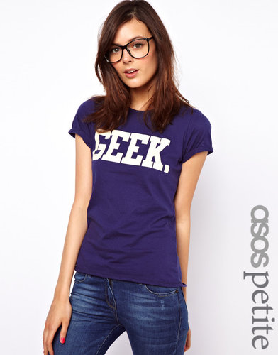 ASOS PETITE Exclusive Geek T-Shirt