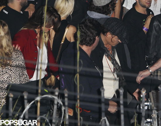 Johnny Depp and Amber Heard saw the Rolling Stones show at LA's Echoplex.
Johnny Depp and Amber Heard saw the Rolling Stones show at LA's Echoplex.