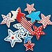 Martha Stewart Collection Star Cookie Cutters, Set of 4