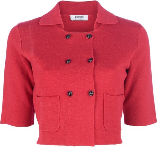 Moschino Cheap & Chic cropped double breasted jacket