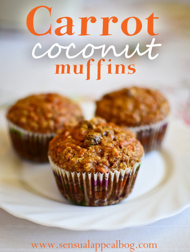 Carrot Coconut Muffins