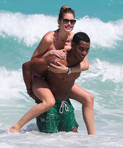 Doutzen Dons a Bikini For a Playful PDA Session With Sunnery Doutzen Dons a Bikini For a Playful PDA Session With Sunnery