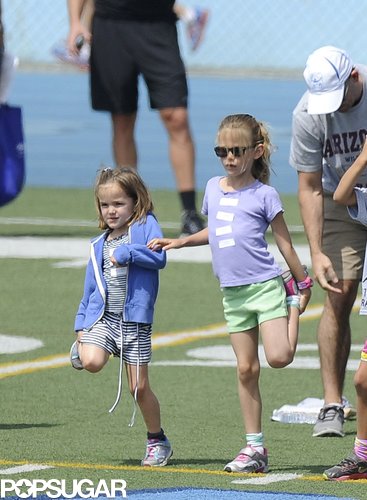 Ben, Jen, and Violet Cheer Sera On to the Finish Line Ben, Jen, and Violet Cheer Sera On to the Finish Line