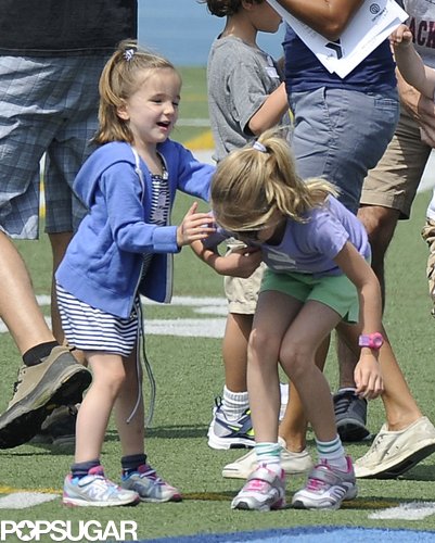Ben, Jen, and Violet Cheer Sera On to the Finish Line Ben, Jen, and Violet Cheer Sera On to the Finish Line