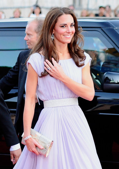 Kate's blowout came stateside during their visit to Los Angeles in 2011.
Kate's blowout came stateside during their visit to Los Angeles in 2011.