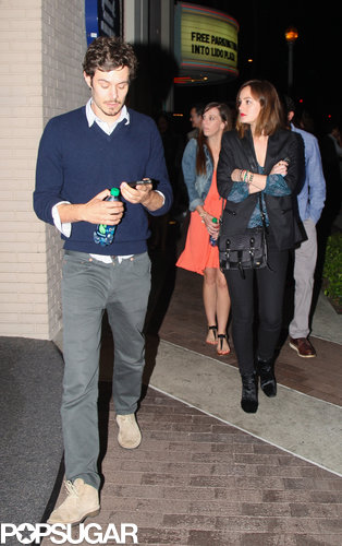 Leighton Meester and Adam Brody on a Movie Date