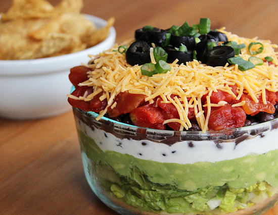 Healthy Seven-Layer Dip Healthy Seven-Layer Dip