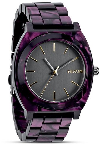 Nixon The Time Teller Acetate Watch, 39mm