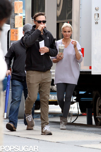 Cameron Diaz got back to work in NYC on Tuesday for The Other Woman.
Cameron Diaz got back to work in NYC on Tuesday for The Other Woman.