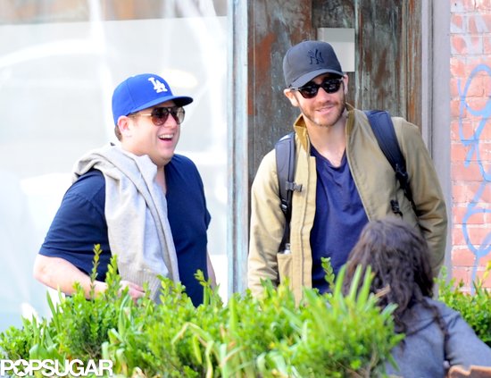 Later that day, Jonah Hill was the lucky guy to share a laugh with Jake Gyllenhaal at lunch.
Later that day, Jonah Hill was the lucky guy to share a laugh with Jake Gyllenhaal at lunch.