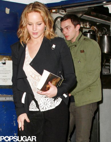 Jennifer Lawrence carried a copy of Anna Karenina.
Jennifer Lawrence carried a copy of Anna Karenina.