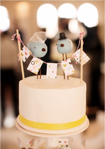 Even supersimple cakes can bring on the fun factor. Just look at this quirky husband-and-wife topper adorning a white-and-yellow cake.
Photo by Studio222 Photography via Wedding Chicks
Even supersimple cakes can bring on the fun factor. Just look at this quirky husband-and-wife topper adorning a white-and-yellow cake.
Photo by Studio222 Photography via Wedding Chicks