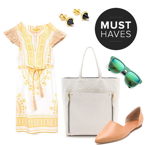 The POPSUGAR Fashion team is ready to slip into effortless dresses and breezy tops for the end of Spring this month. May's shopping list highlights are a raffia-sleeve sundress, lucite bangles, printed cat-eye sunglasses, boyish overalls, and much more!
The POPSUGAR Fashion team is ready to slip into effortless dresses and breezy tops for the end of Spring this month. May's shopping list highlights are a raffia-sleeve sundress, lucite bangles, printed cat-eye sunglasses, boyish overalls, and much more!