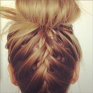 How to Get Nina Dobrev's Braided Topknot