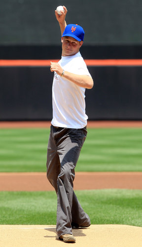 Prince Harry took the mound at the Minnesota Twins vs. the New York Mets game in June 2010.
Prince Harry took the mound at the Minnesota Twins vs. the New York Mets game in June 2010.