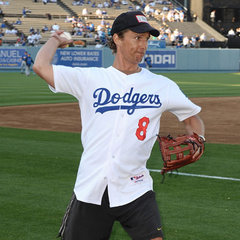 Stars Throwing the First Pitch at Baseball Games