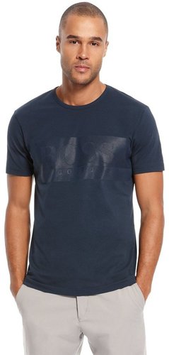 'Tee Logo' | Cotton Graphic T-Shirt by BOSS Green