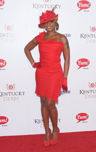 Mary J. Blige wore head-to-toe red for a party during the 2012 event.
Mary J. Blige wore head-to-toe red for a party during the 2012 event.