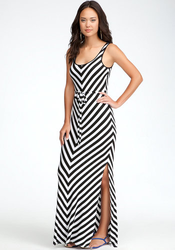 Stripe Maxi Dress - PETITES