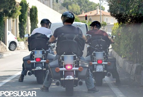 George Clooney got in male-bonding time with Bono and Rande Gerber in August 2011 while riding around Lake Como.
George Clooney got in male-bonding time with Bono and Rande Gerber in August 2011 while riding around Lake Como.