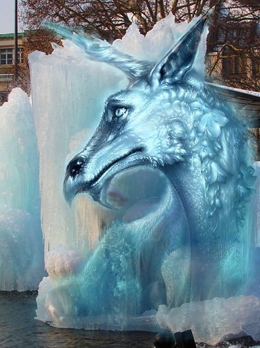 Ice Dragon (or Dragon on the Rocks II)