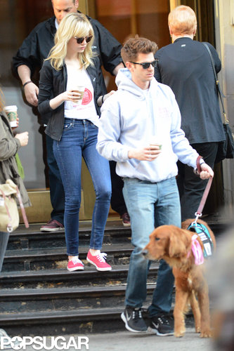 Emma and Andrew Bring PDA and a Pup to Revlon's Race Emma and Andrew Bring PDA and a Pup to Revlon's Race