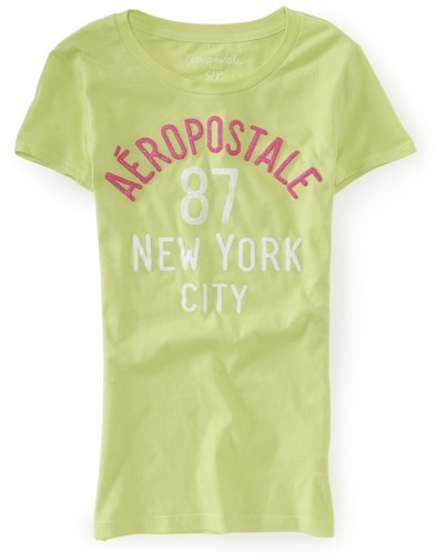 Aero 87 NYC Glitter Graphic T