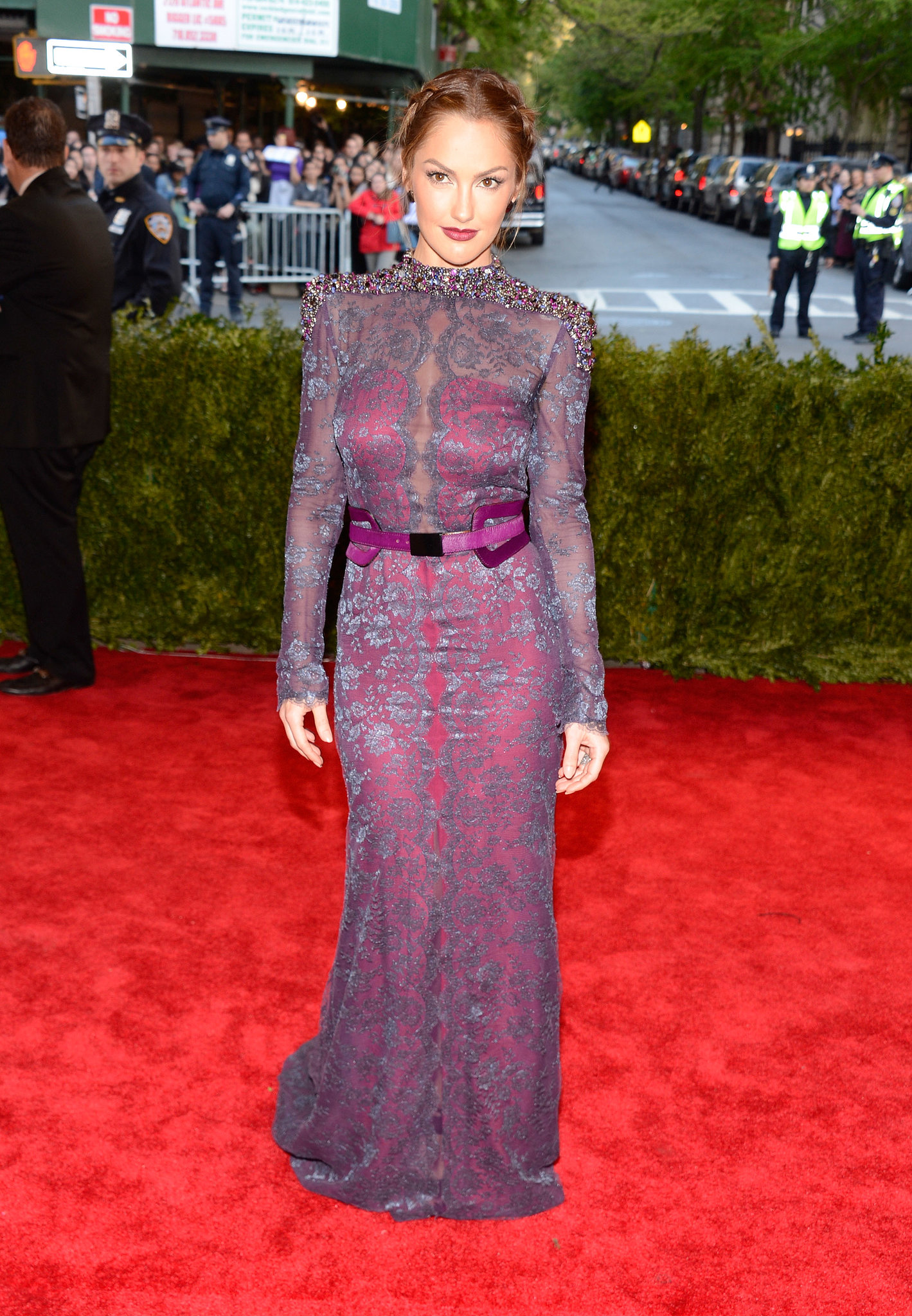 Minka Kelly at the Met Gala 2013.