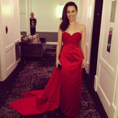 Emilia Clarke was a vision in bright red Ralph Lauren — and we even got a glimpse of her stylist, Kate Young, in the background!
Source: Instagram user ralphlauren
Emilia Clarke was a vision in bright red Ralph Lauren — and we even got a glimpse of her stylist, Kate Young, in the background!
Source: Instagram user ralphlauren