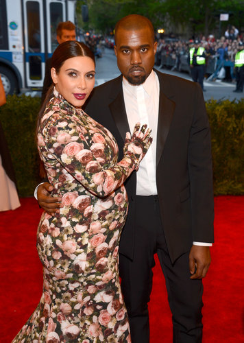 Kim Kardashian and Kanye West at the Met Gala 2013.
Kim Kardashian and Kanye West at the Met Gala 2013.