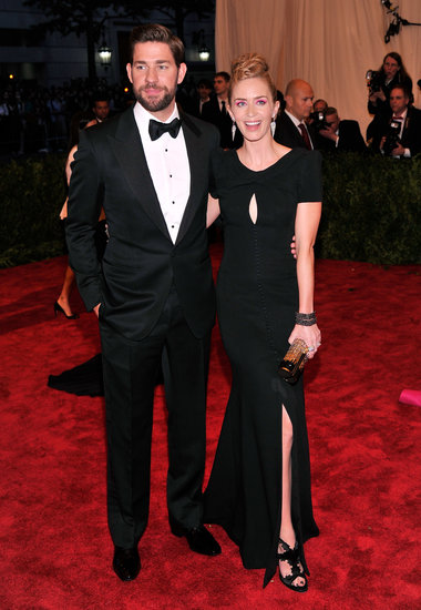 John Krasinski and Emily Blunt made a glamorous red carpet couple.
John Krasinski and Emily Blunt made a glamorous red carpet couple.