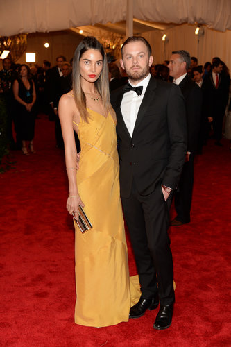 Lily Aldridge was sunny in a yellow Tommy Hilfiger gown with a Jimmy Choo clutch.
Lily Aldridge was sunny in a yellow Tommy Hilfiger gown with a Jimmy Choo clutch.