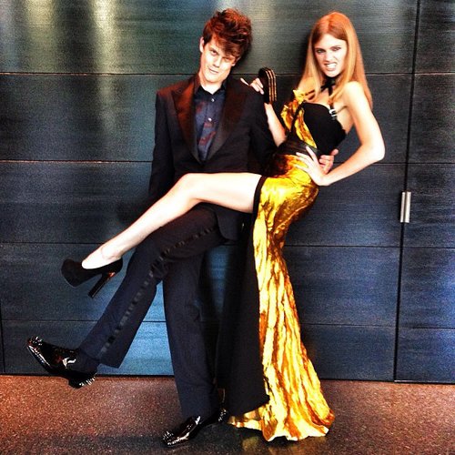 Constance Jablonski and Wes Gordon shared this "punk prom pic" before heading to the Met Gala.
Source: Instagram user bergdorfs
Constance Jablonski and Wes Gordon shared this "punk prom pic" before heading to the Met Gala.
Source: Instagram user bergdorfs