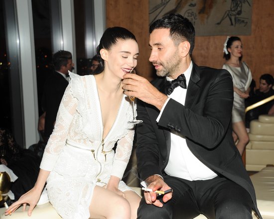 Rooney Mara sipped on champagne with help from designer Riccardo Tisci at the afterparty.
Source: Neil Rasmus/BFAnyc.com
Rooney Mara sipped on champagne with help from designer Riccardo Tisci at the afterparty.
Source: Neil Rasmus/BFAnyc.com