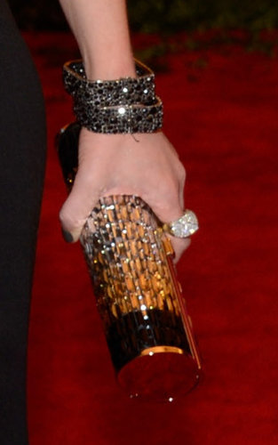 Emily Blunt wore Lorraine Schwartz jewels and carried a Jimmy Choo clutch.
Emily Blunt wore Lorraine Schwartz jewels and carried a Jimmy Choo clutch.