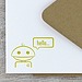 Robot Note Card Set