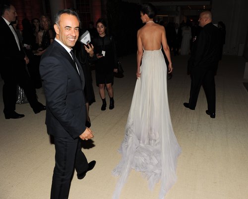 Francisco Costa followed Katie Holmes's train into the Met Gala dinner party.
Source: Billy Farrell/BFANYC.com
Francisco Costa followed Katie Holmes's train into the Met Gala dinner party.
Source: Billy Farrell/BFANYC.com