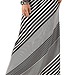 Bias Stripe Maxi Skirt