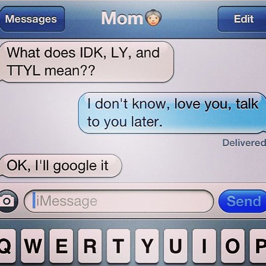 Texts From Mom Texts From Mom