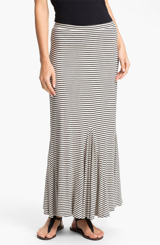 Pleione Trumpet Hem Maxi Skirt
