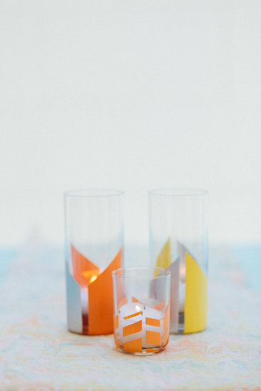 Painted Votive Holder