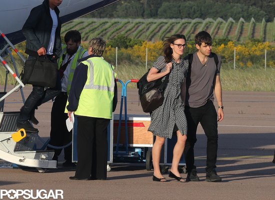 James Righton and Keira Knightley arrived in Corsica.
James Righton and Keira Knightley arrived in Corsica.